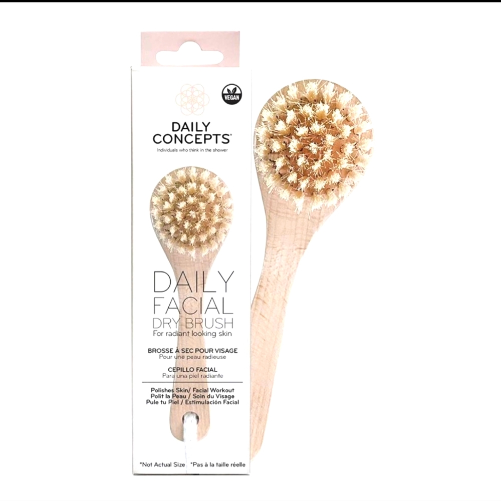 DAILY CONCEPTS Daily Facial Dry Brush Face Brush
